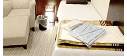手術着を用意した部屋